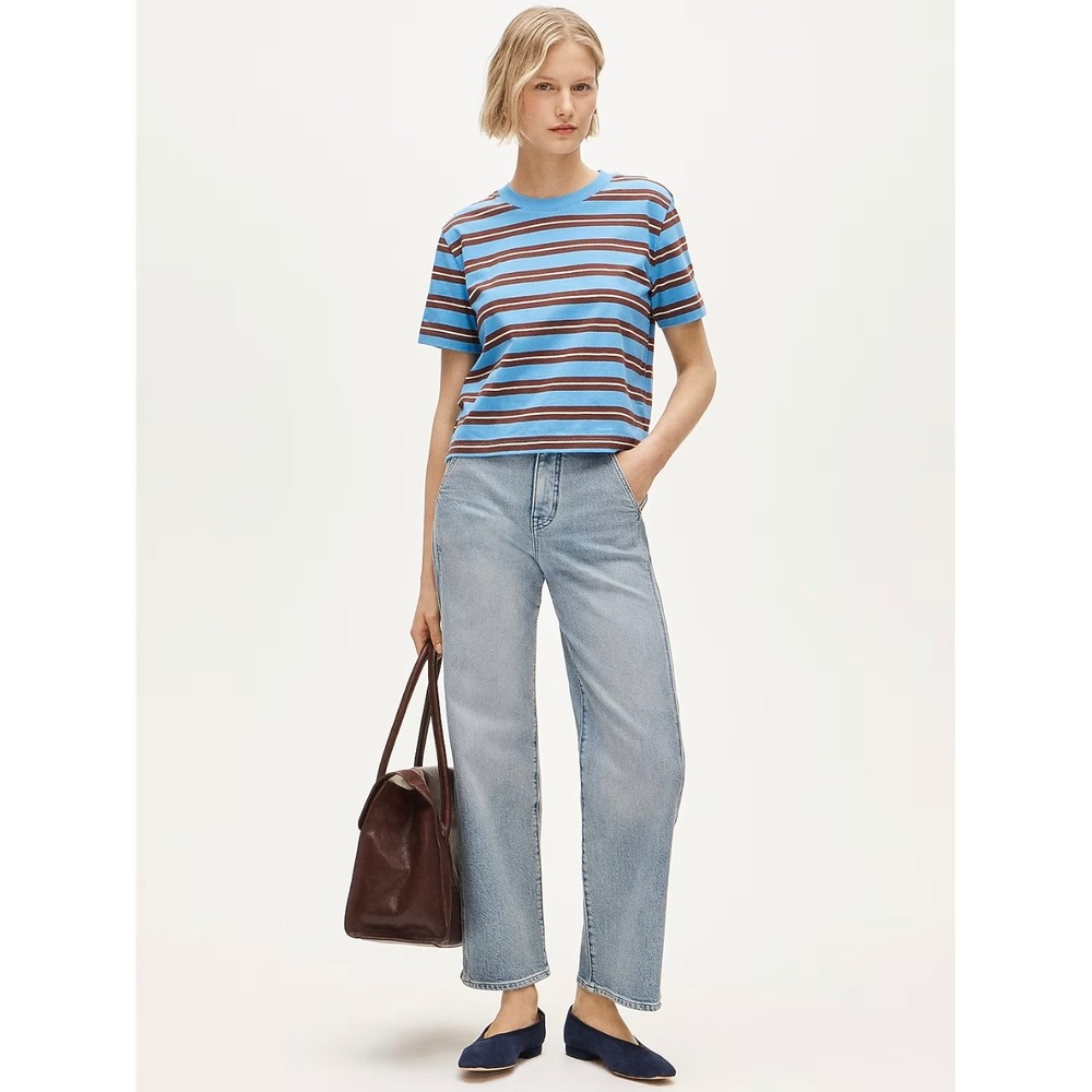 J.Crew Utility Slim-Wide High Rise Jeans Rosie Wash Semi-Stretch Size 29 NWT